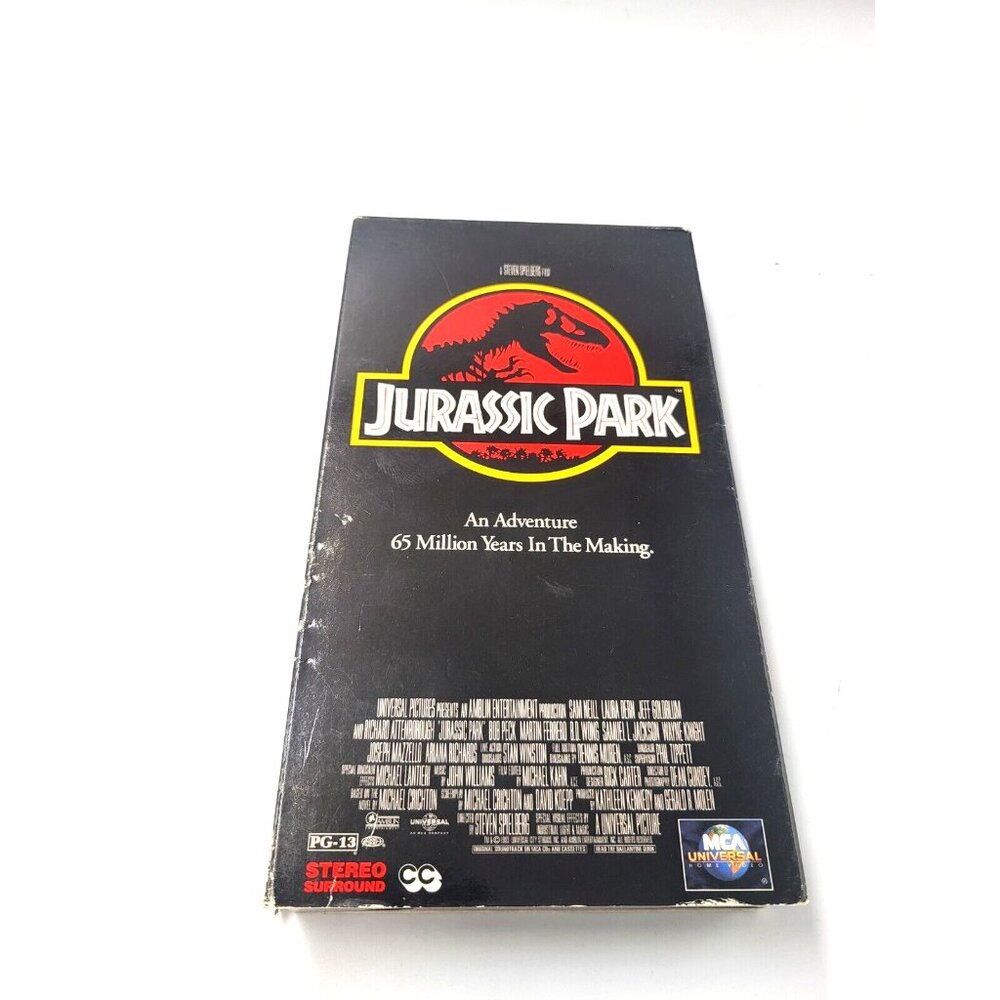 Jurassic Park (VHS, 1993) Steven Spielberg, Sam Neill, Jeff Goldblum